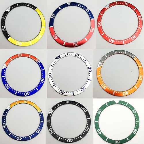 Aluminium bezel insert watch - aluminium,