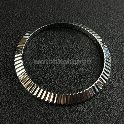Silver fluted polished - silver,