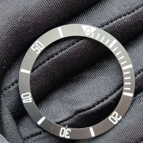 Blue black ceramic watch - black,