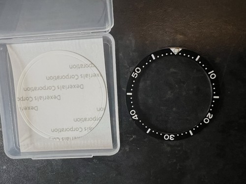 38mm flat ceramic - bezel, insert