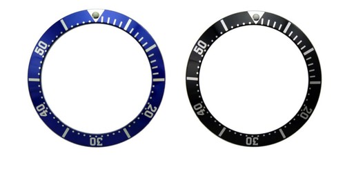 Blue black bezel - /, insert