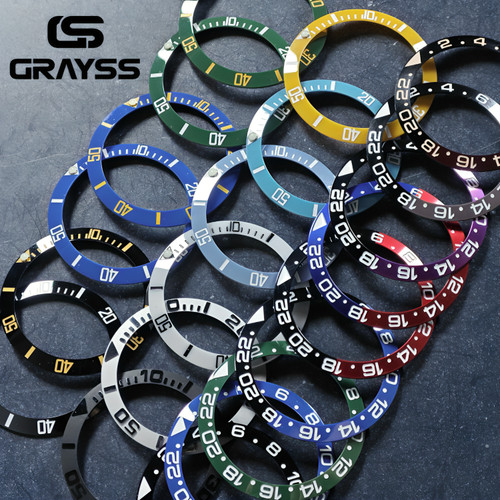 38mm ceramic alloy watch bezel - watch,