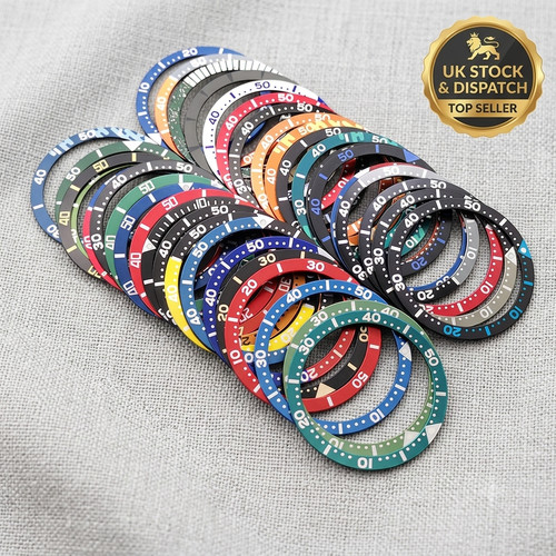 38mm flat aluminium bezel - aluminium,