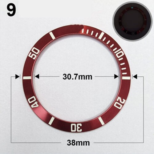 38mm aluminum slope red - aluminum,