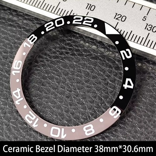 Ceramic gmt watch bezel insert - gmt,