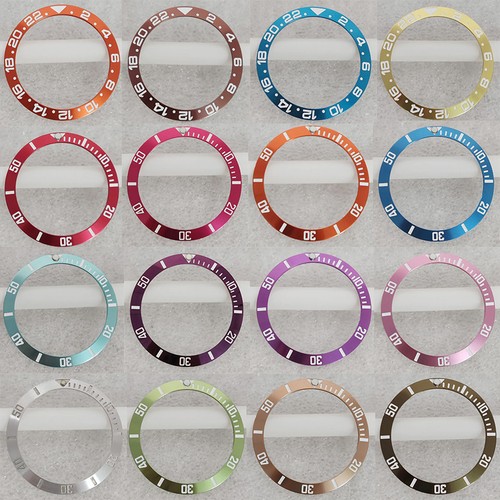 Aluminium bezel insert watch - aluminium,